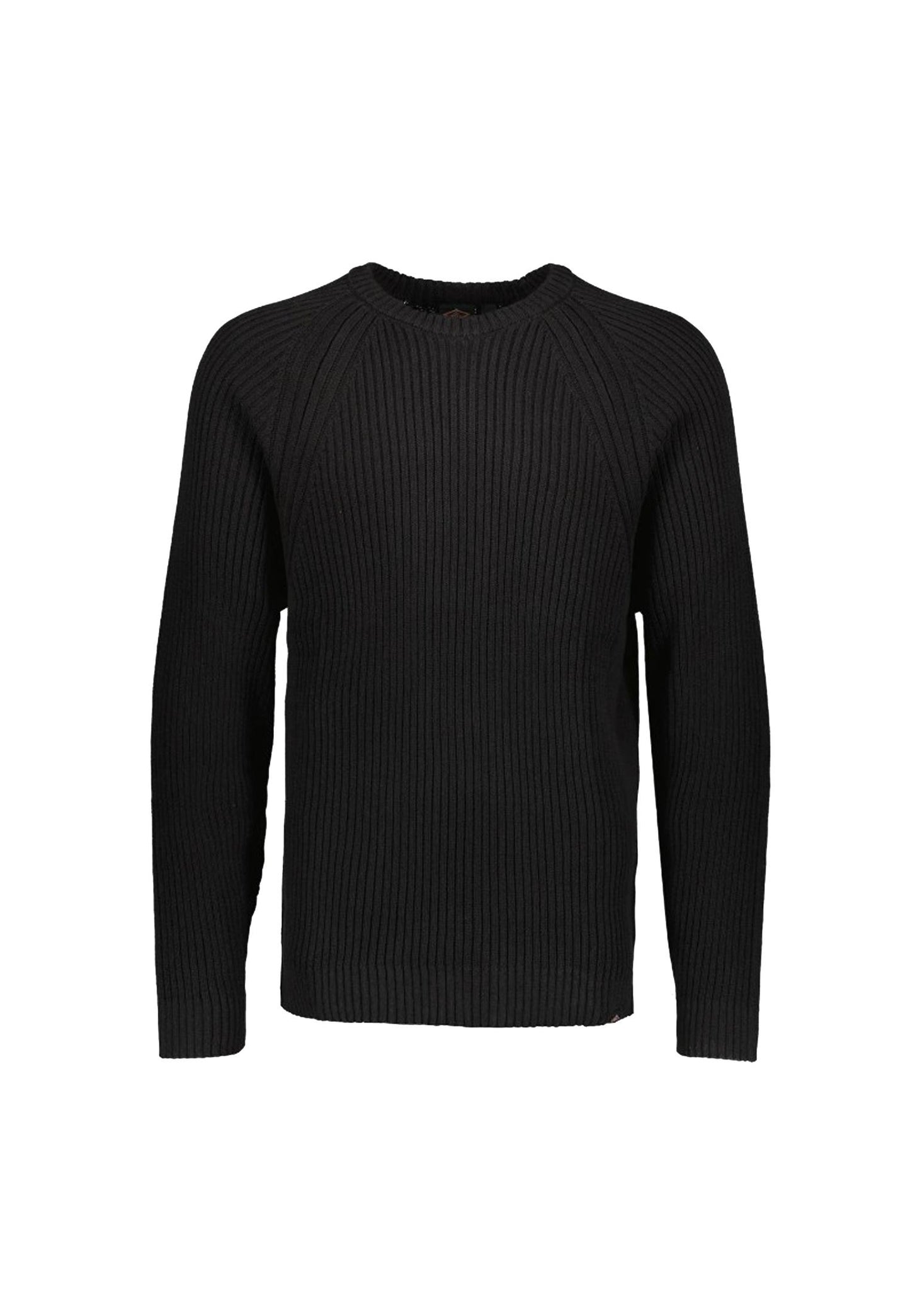 Maglione girocollo cotone trama nero Bear A25 BM501W25 5050 BEAR 