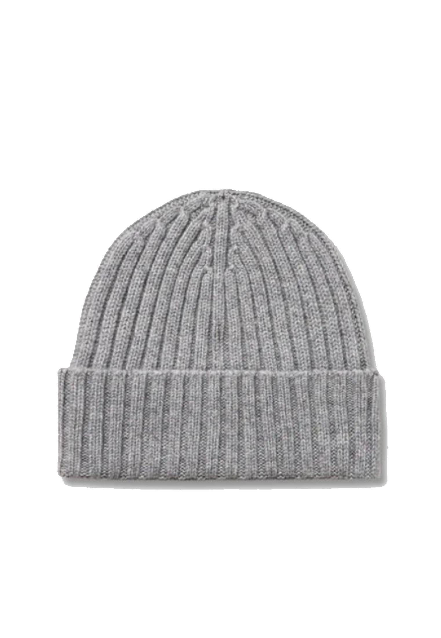 Berretto grigio invernale a coste cashmere MC2 Saint Barth A25 WENG025 00036I00036I MC2 