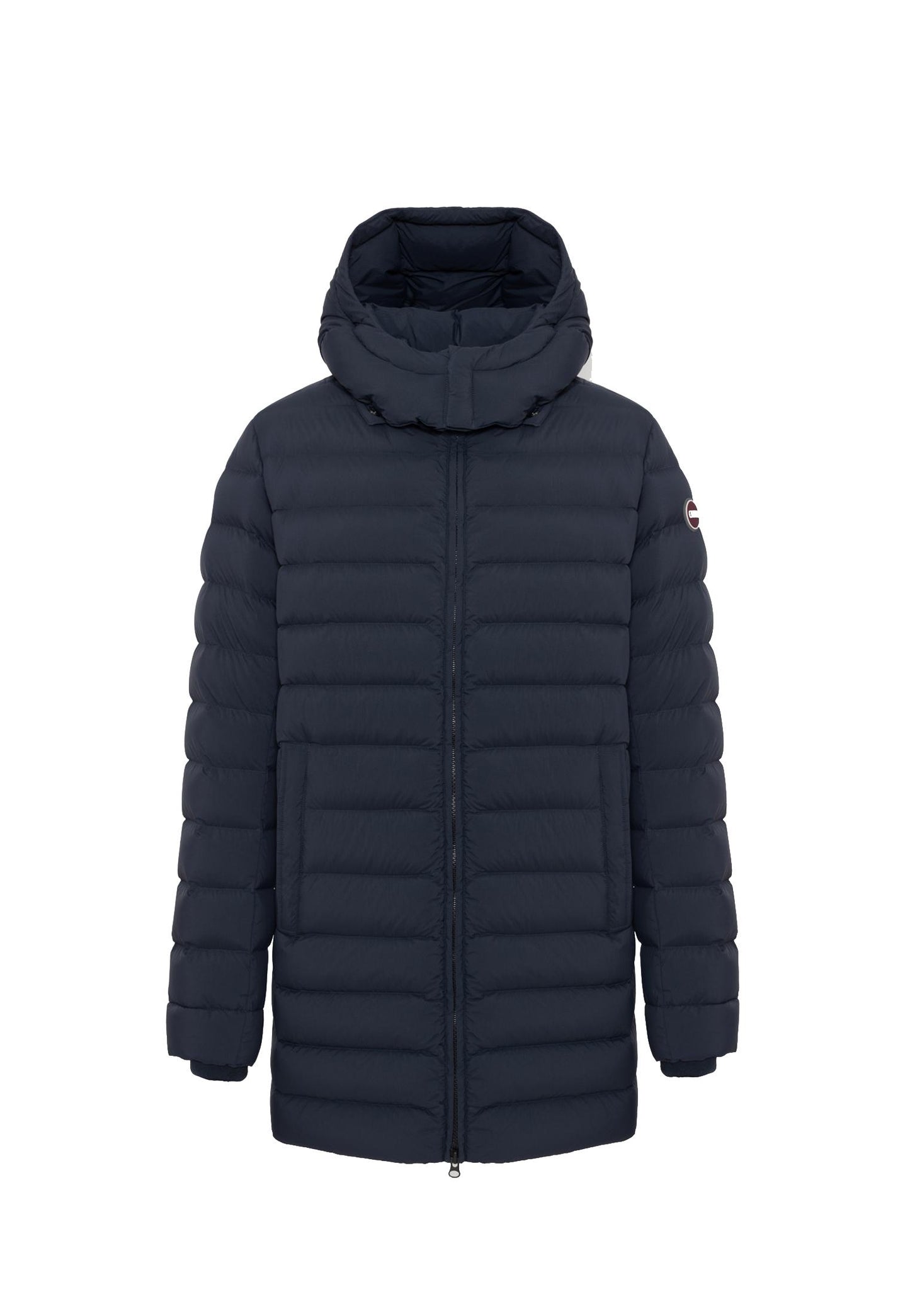 Giubbotto Piumino cappuccio removibile lungo blu spacchi laterali Colmar A25 1264 4ZP68 COLMAR ORIGINALS 