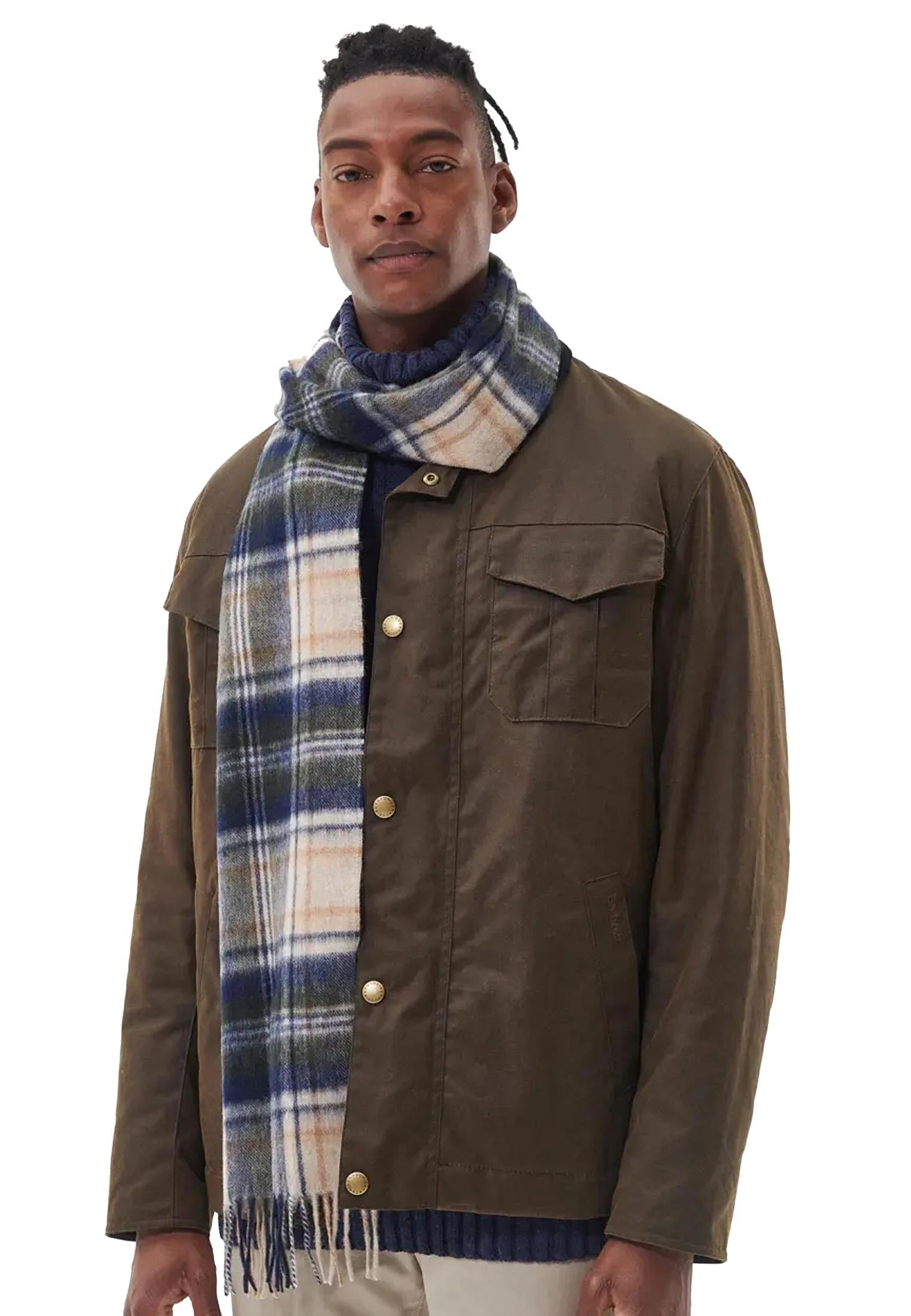 Sciarpa misto lana cashmere tartan Barbour A25 252MUSC0137 BE51BE51 BARBOUR 