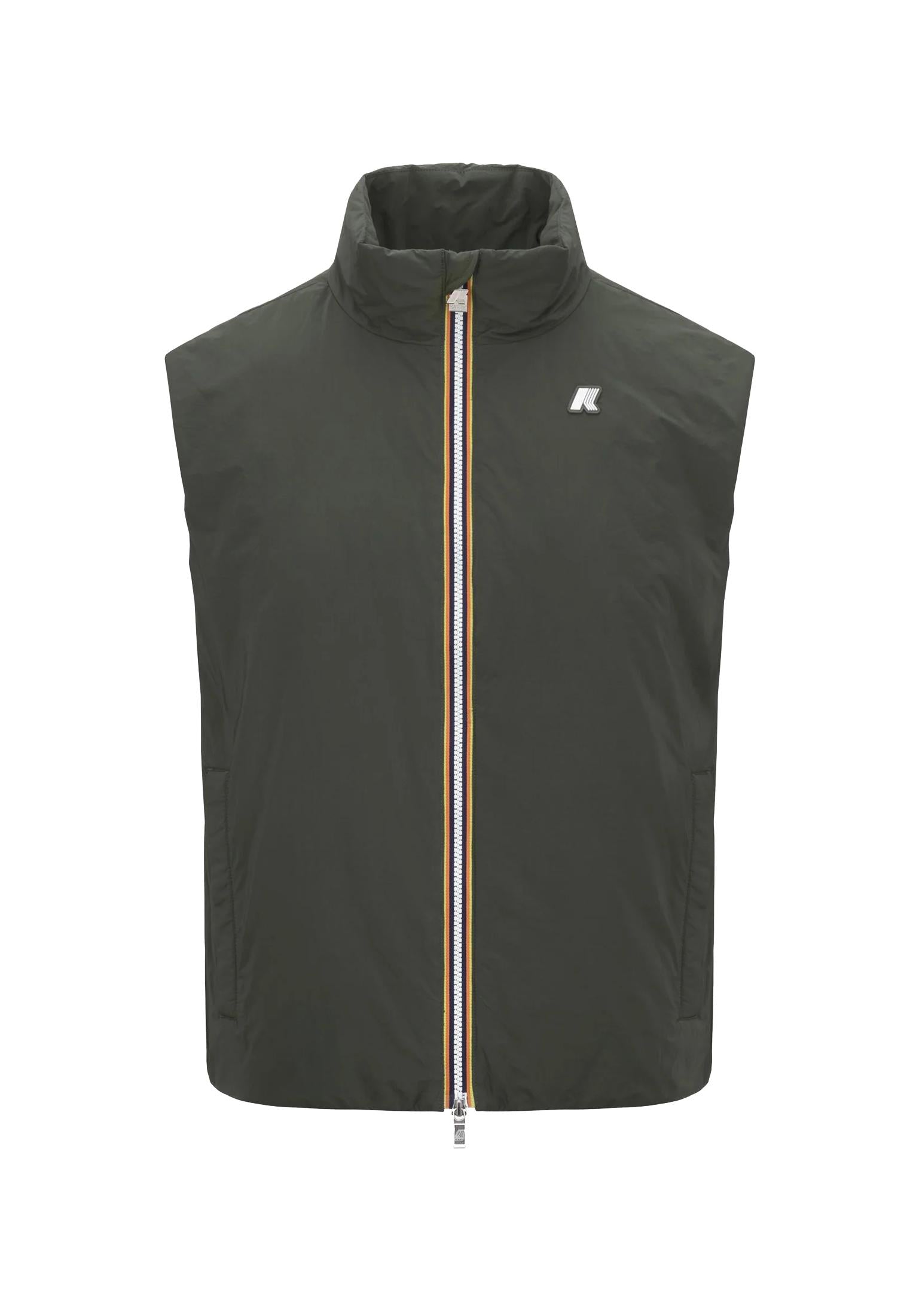 Gilet smanicato verde Valen Plain Warm K-way A25 K2136BW WMRWMR K-WAY 