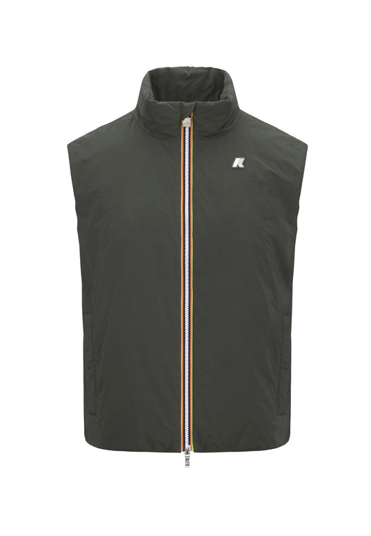 Gilet smanicato verde Valen Plain Warm K-way A25 K2136BW WMRWMR K-WAY 