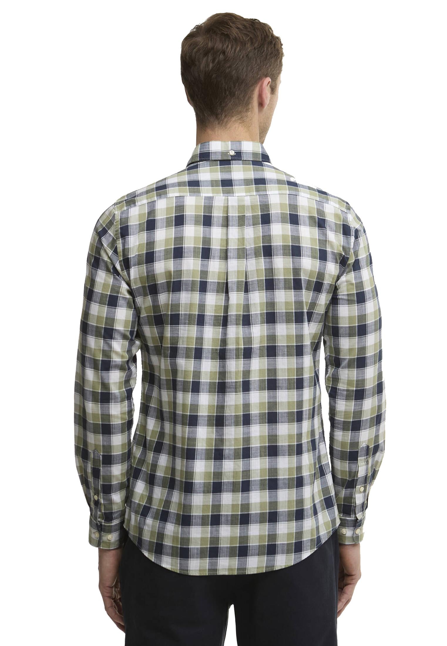 Camicia a quadretti verde oliva Harwood Barbour P26 MSH5717 OL51OL51 BARBOUR 