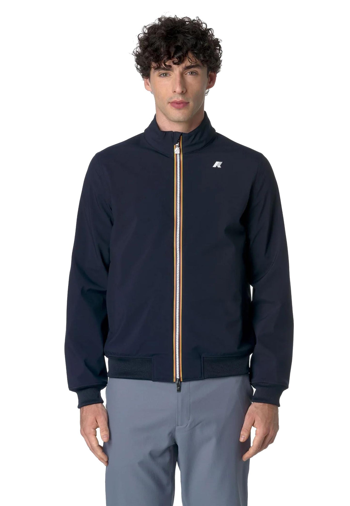 Giacca casual blu Arsene Bonded K-way A25 K6131CW A2BA2B K-WAY 