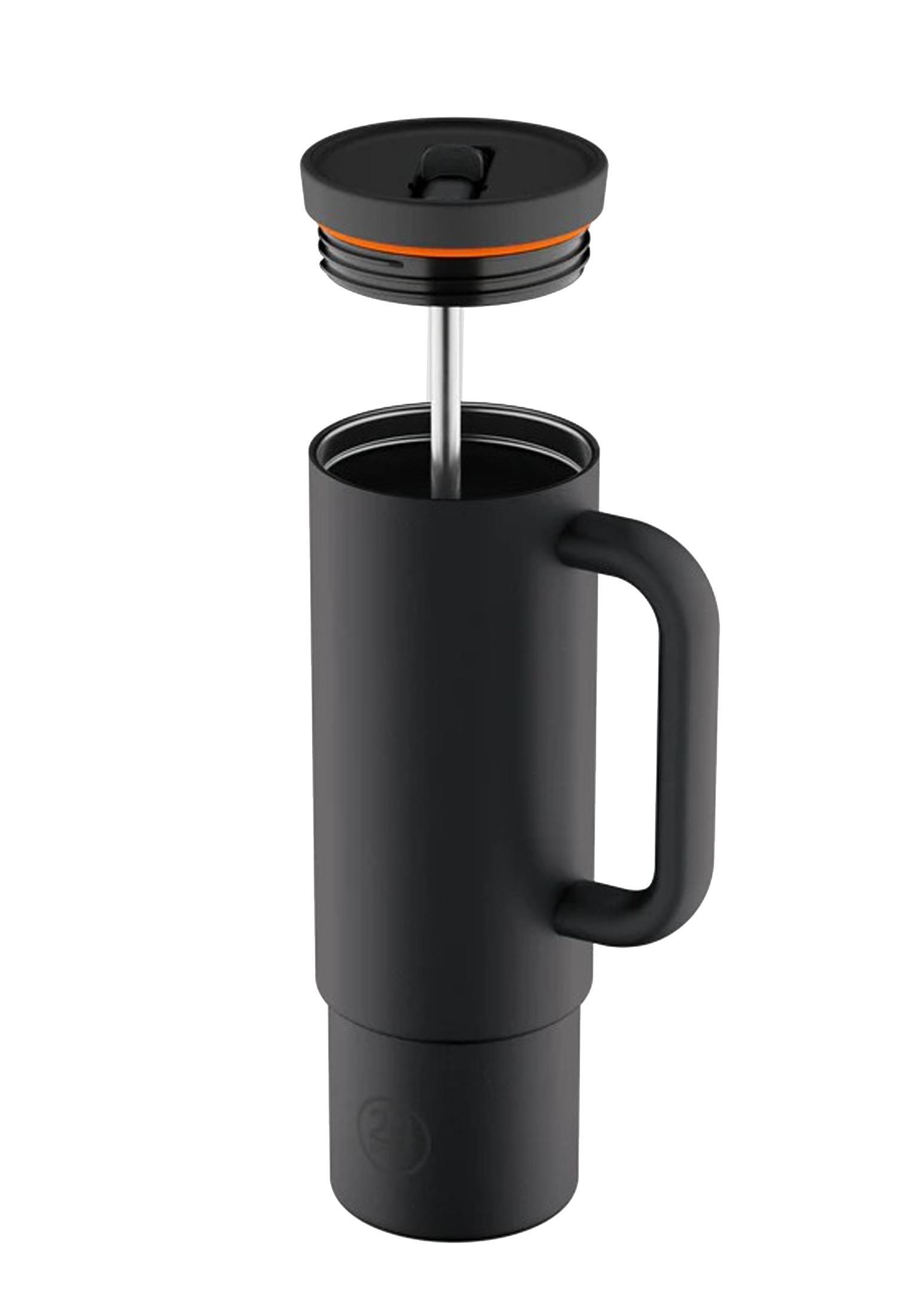 Borraccia Termica Tuxedo Black Straw Cup 800ml 24Bottles 2234 800ML 24BOTTLES 