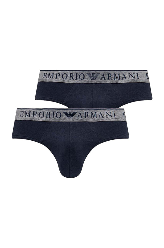 Intimo slip cotone elastico blu marine Emporio Armani A24