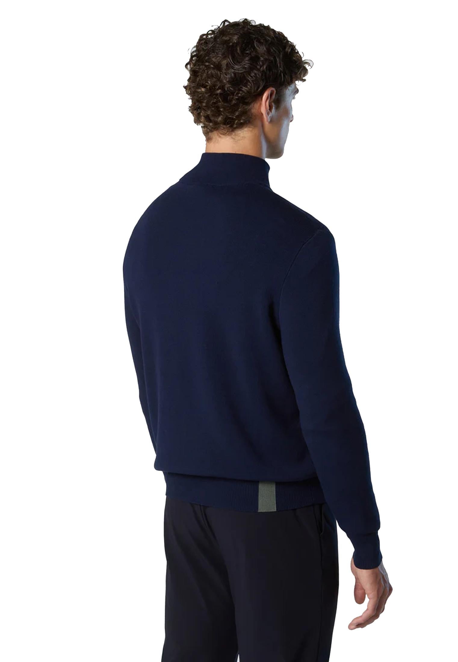 Maglione mezza zip blu navy impermeabile tecnico North Sails A25 699169 08020802 NORTH SAILS 