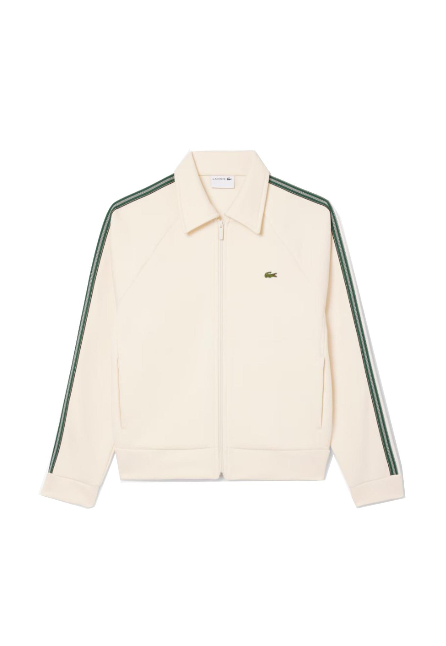 Felpa con zip bianca sportswear Lacoste A25 SH5927 XFJXFJ LACOSTE 