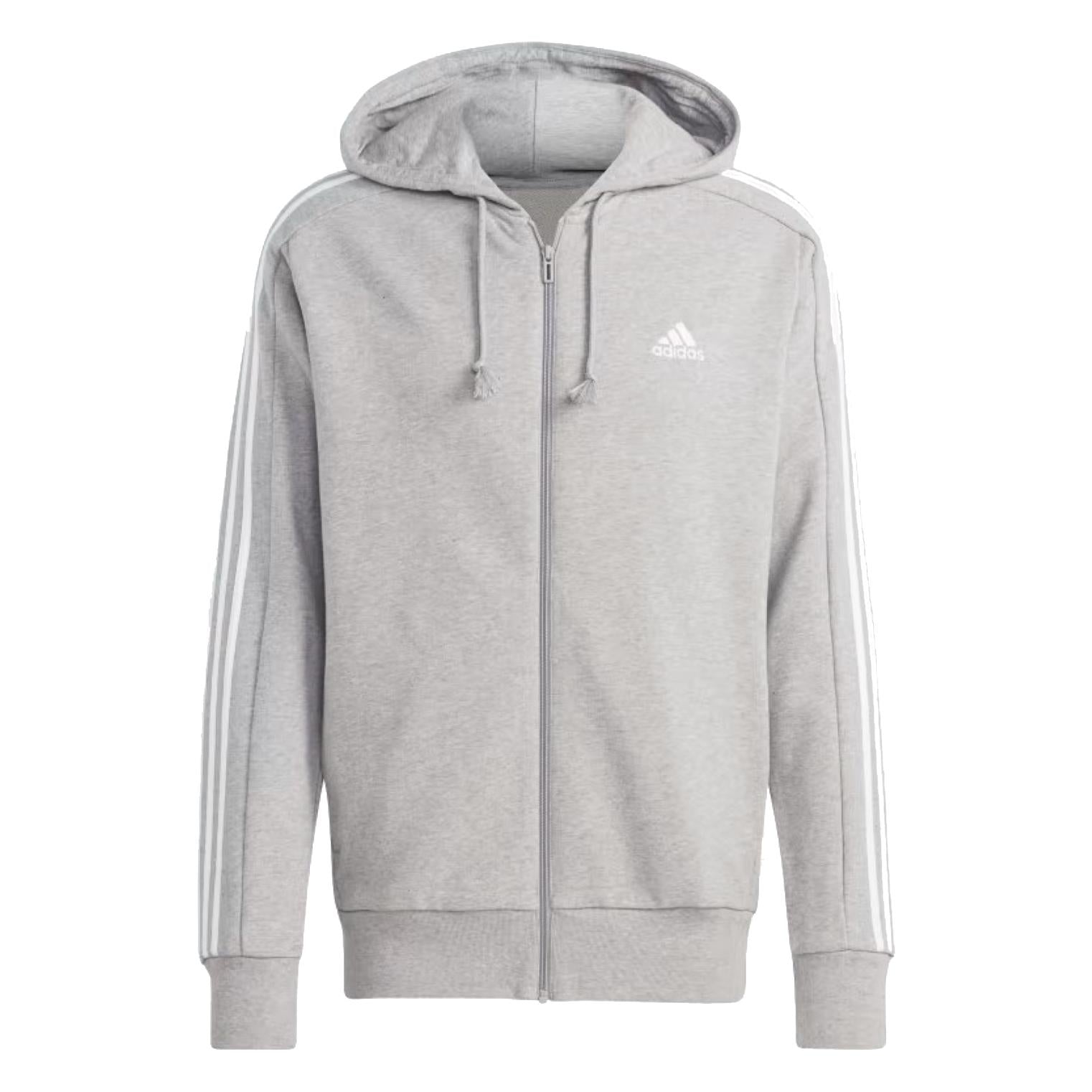 Felpa con cappuccio uomo grigio Adidas A24 IC9833 / ADIDAS 