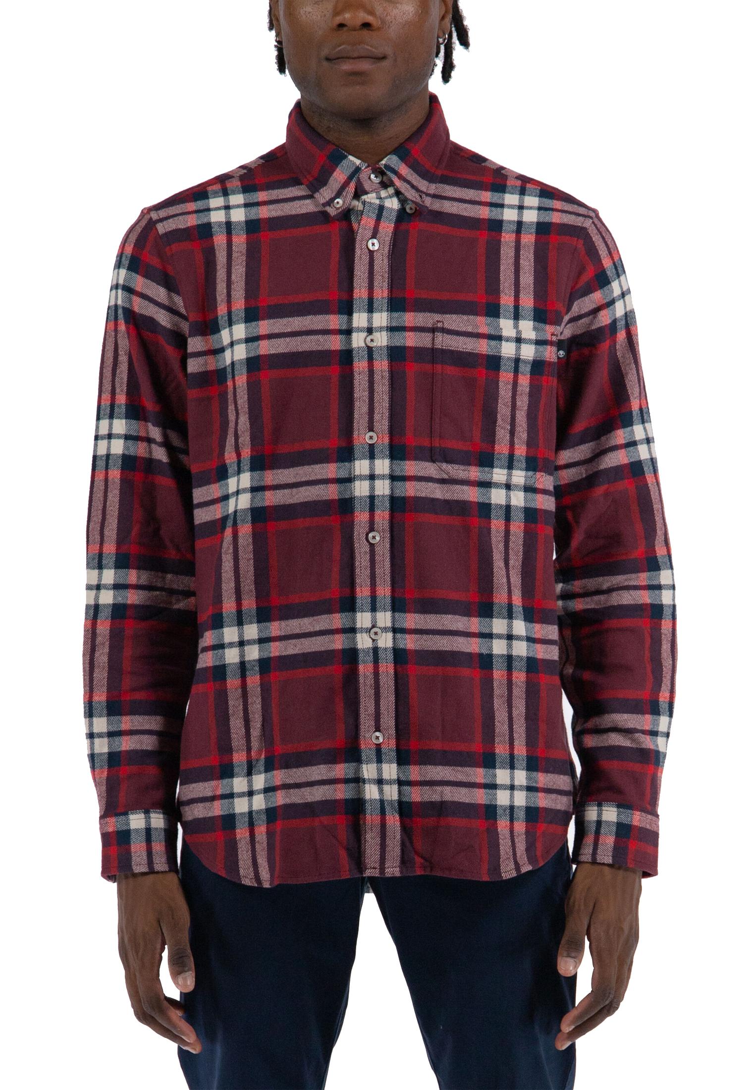 Camicia quadri rossa flanella cotone Timberland A23 TB0A6GKH J601J601 TIMBERLAND 