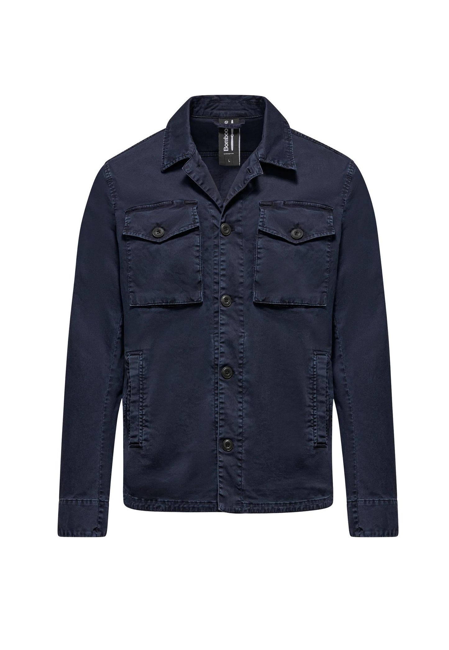 Giubbotto blu gabardina cotone leggero Bomboogie P26 JM8017GBT6 297297 BOMBOOGIE 