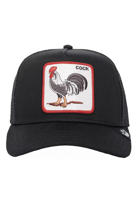 Cappellino da baseball unisex nero fantasia gallo The Cock Goorin Bros P24 101-0378 EBONYEBONY GOORIN BROS 