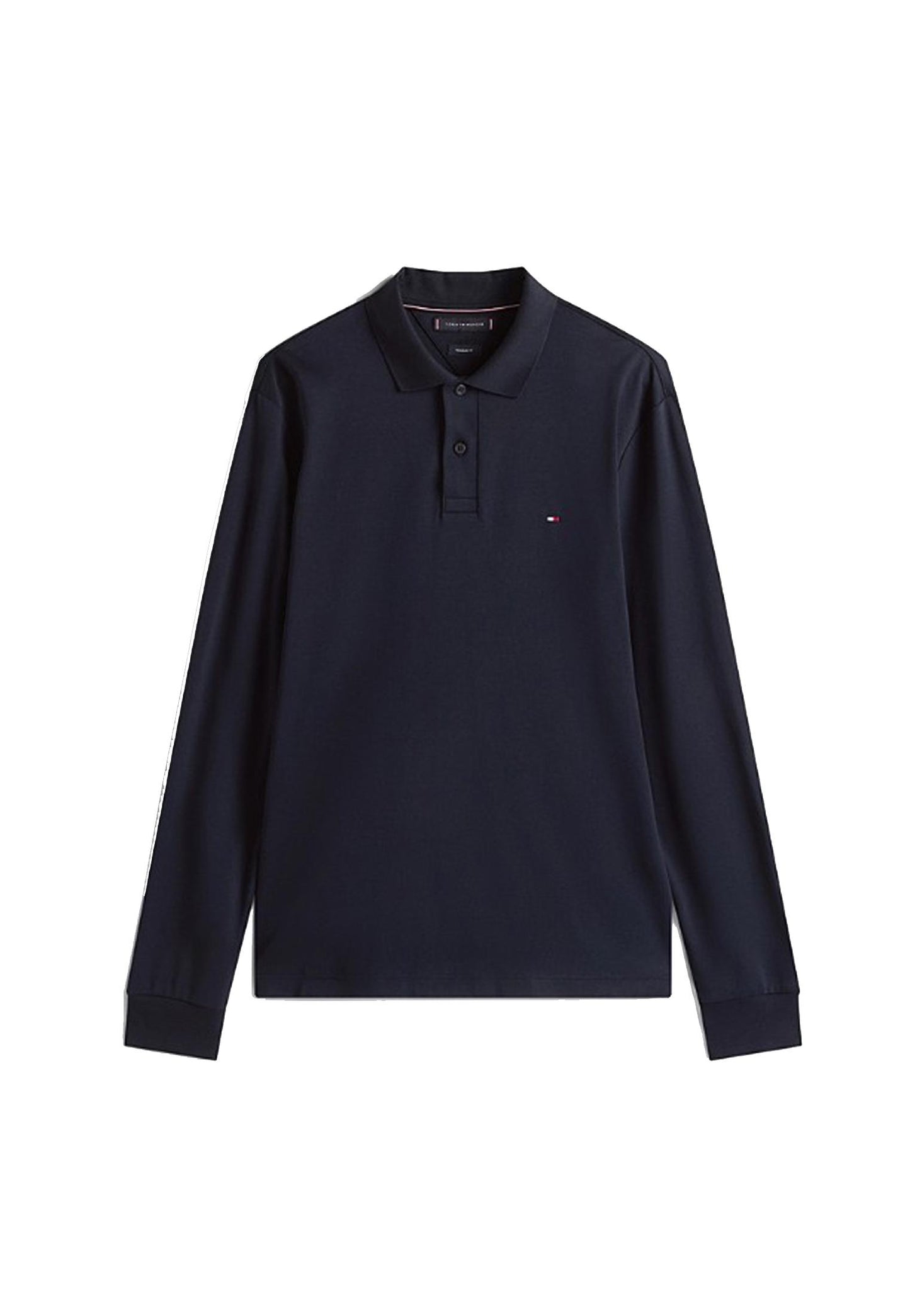 Polo cotone blu maniche lunghe regular fit Tommy Hilfiger P26 MW0MW37317DW5 DW5DW5 TOMMY HILFIGER PRE 
