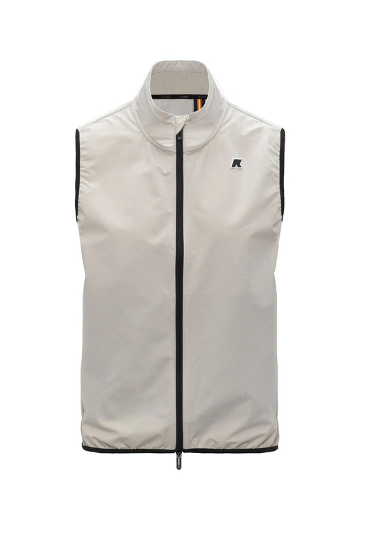 Gilet smanicato unisex beige Fleece Flaner K-Way P26 K8143VW 634634 K-WAY 