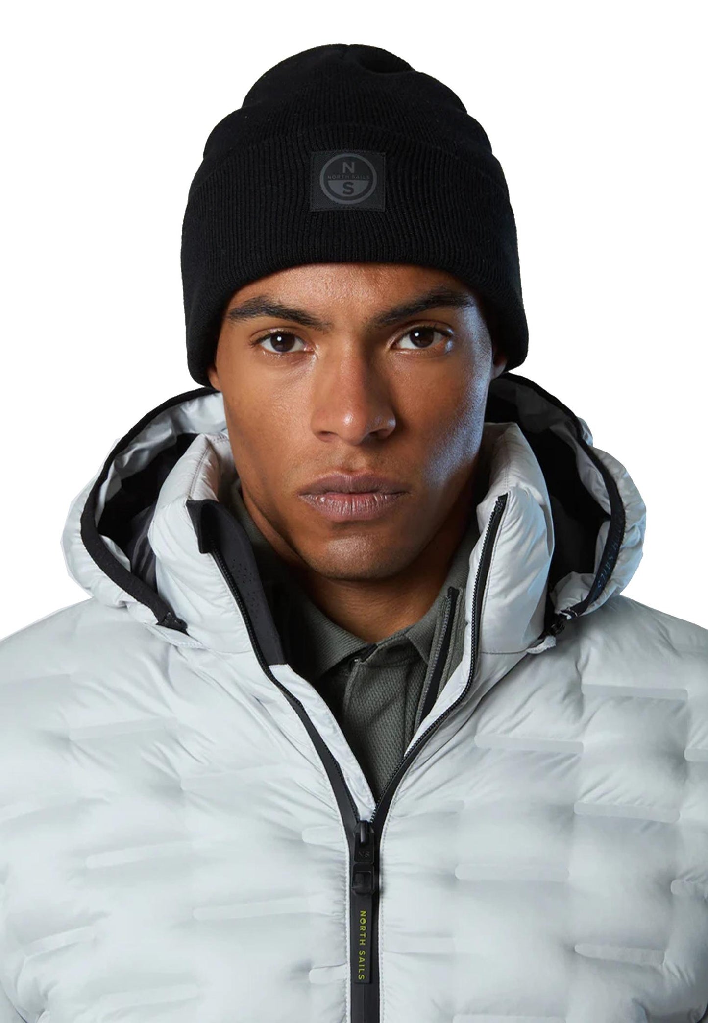 Berretto nero misto cotone North Sails A25 623350 09990999 NORTH SAILS 