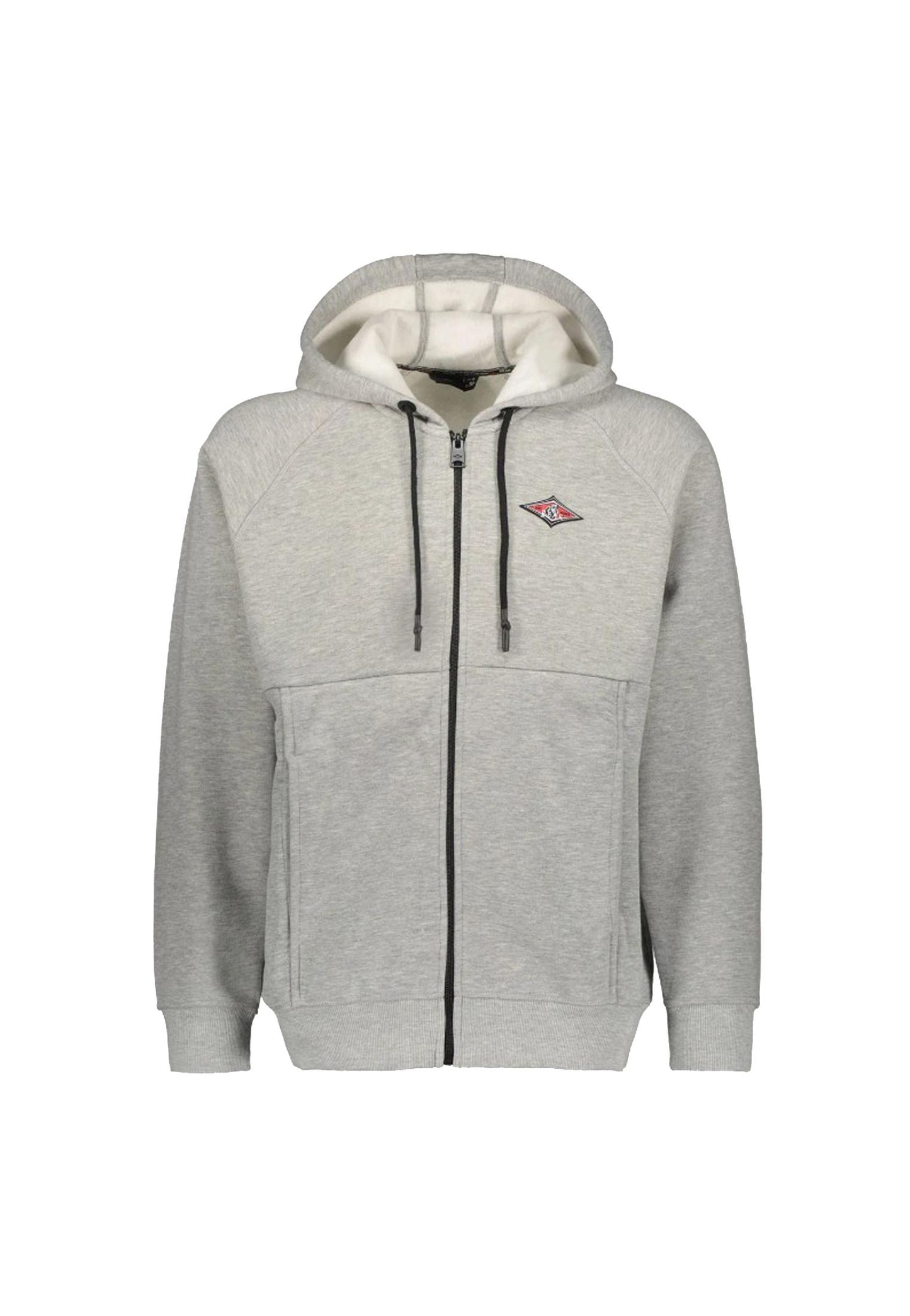 Felpa con cappuccio grigia full zip Bear A25 BM243W25 GM03GM03 BEAR 