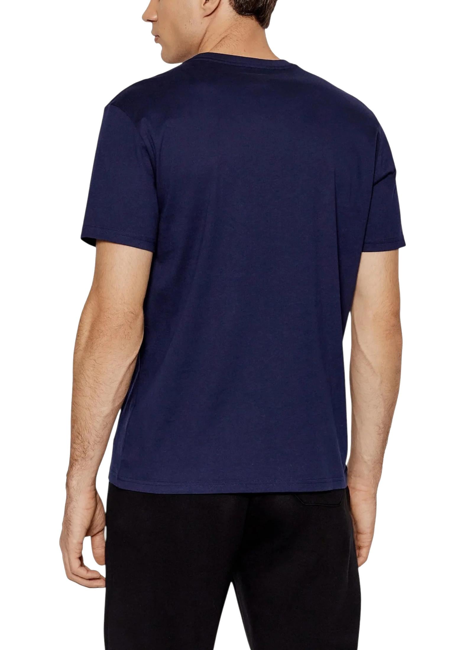 T-shirt girocollo cotone blu Polo Ralph Lauren P26 714844756007 CRUISE NAVY / WHITE PP POLO RALPH LAUREN 