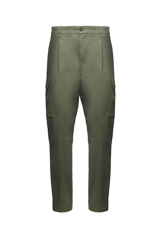 Pantaloni cargo verde cotone Aeronautica Militare P26 261PA1718UCT04331 0730407304 AERONAUTICA MILITARE 