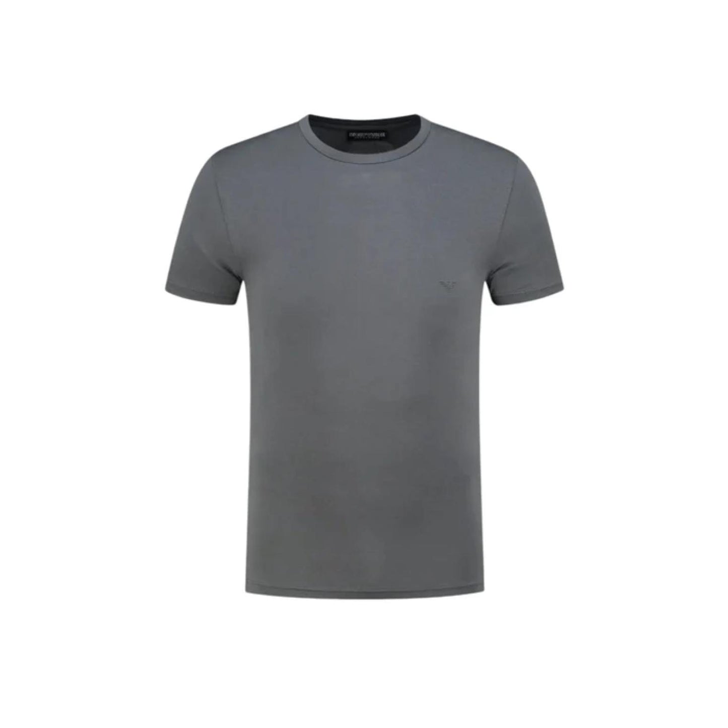 Due paia t-shirt uomo in tinta unita magnete nero Emporio Armani A24
