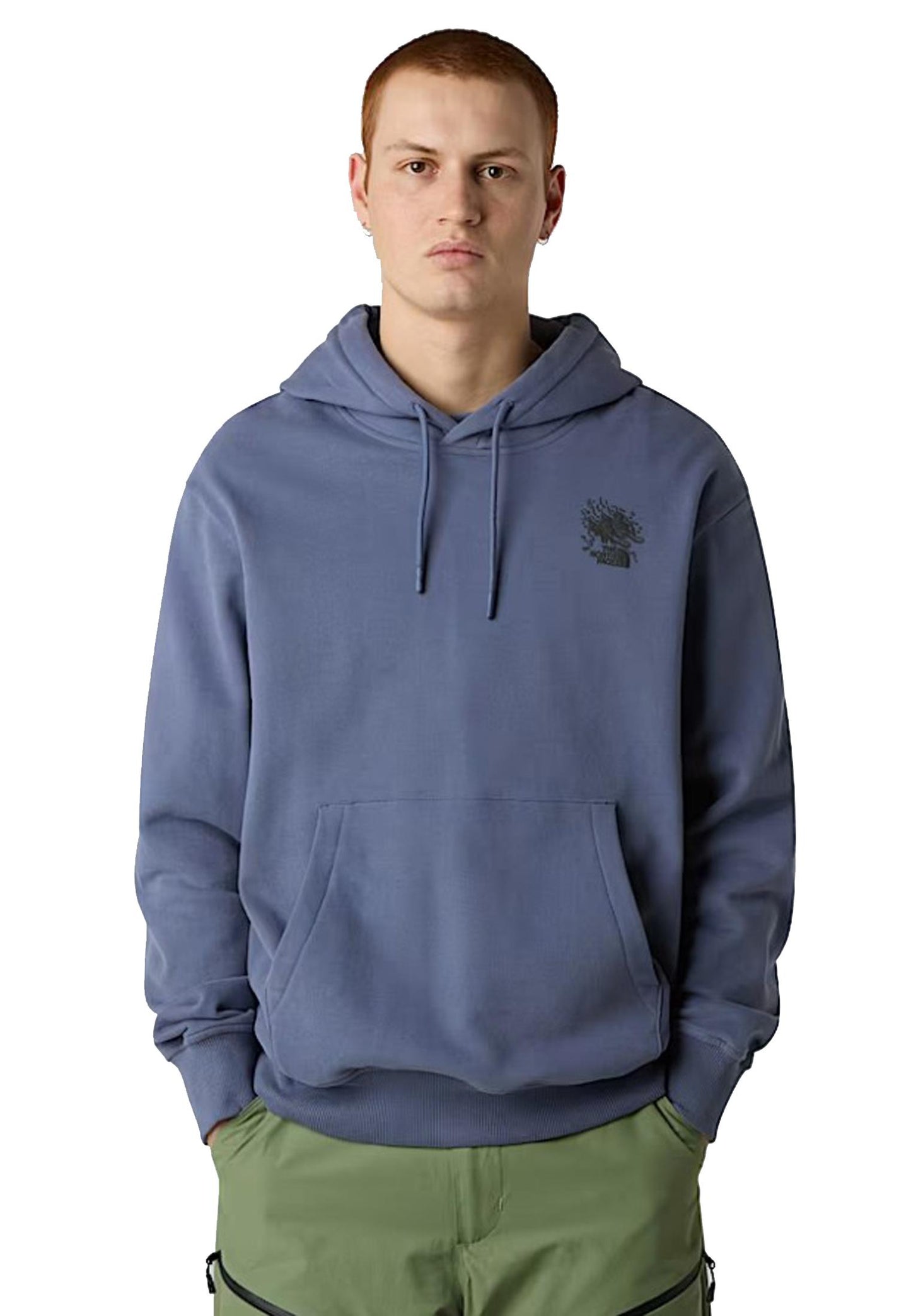 Felpa con cappuccio blu Powder Days Relaxed The North Face A25 NF0A8E4GBTR1 NFBTRNFBTR THE NORTH FACE 