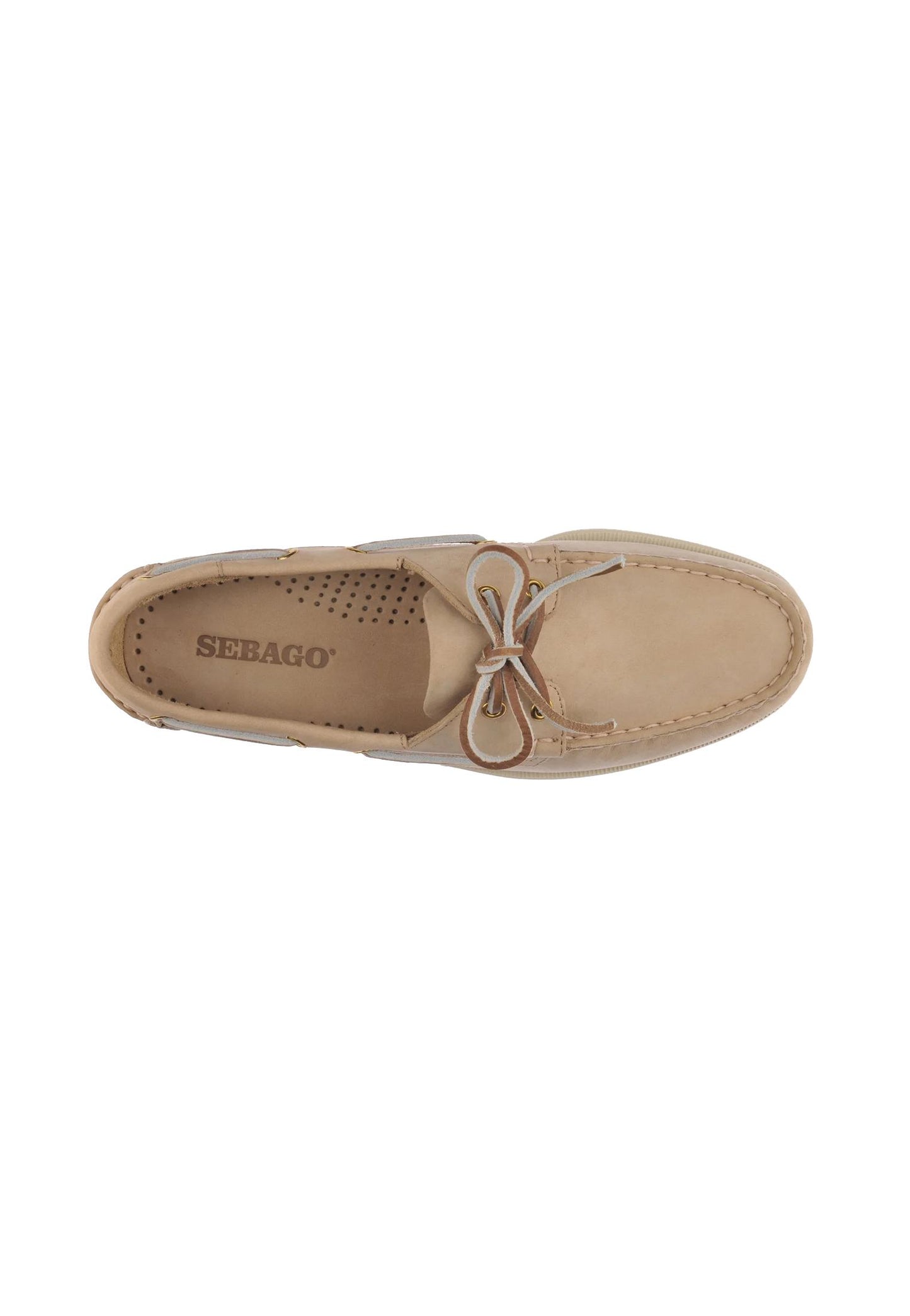 Mocassini beige pelle Docksides Nubuck Sebago P26 7000GA0 906906 SEBAGO 