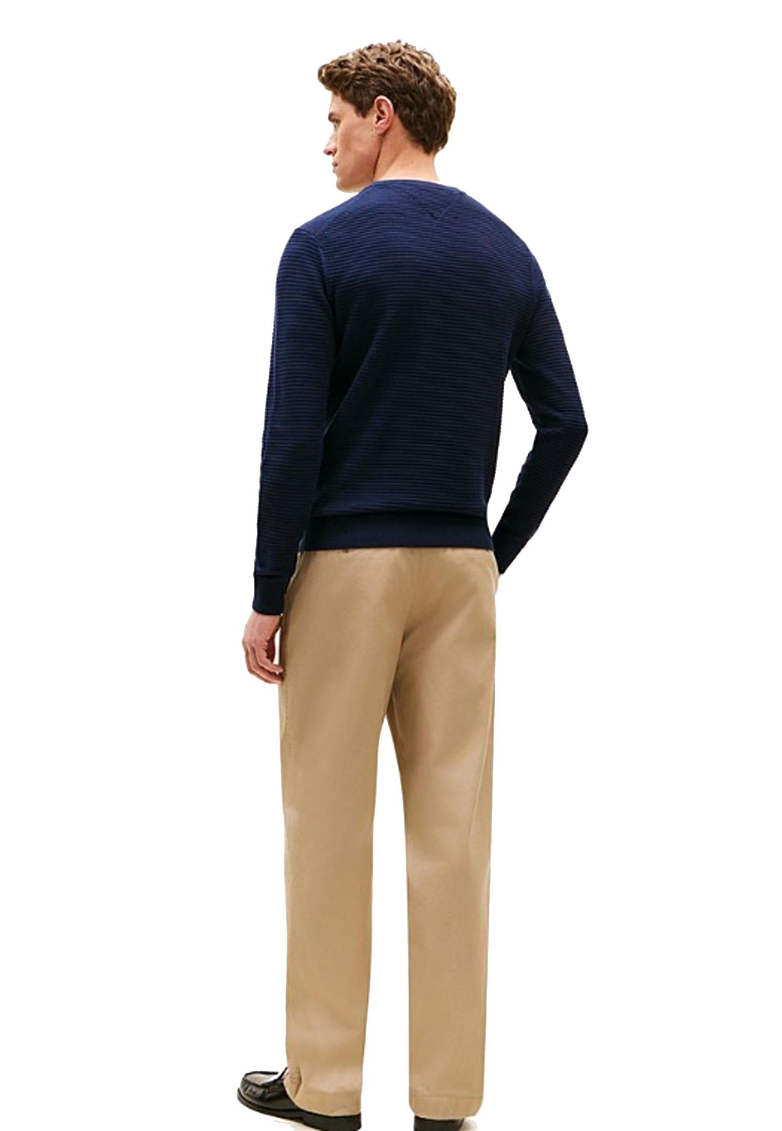 Maglia pullover girocollo blu Tommy Hilfiger P26 MW0MW41643C1G C1GC1G TOMMY HILFIGER PRE 