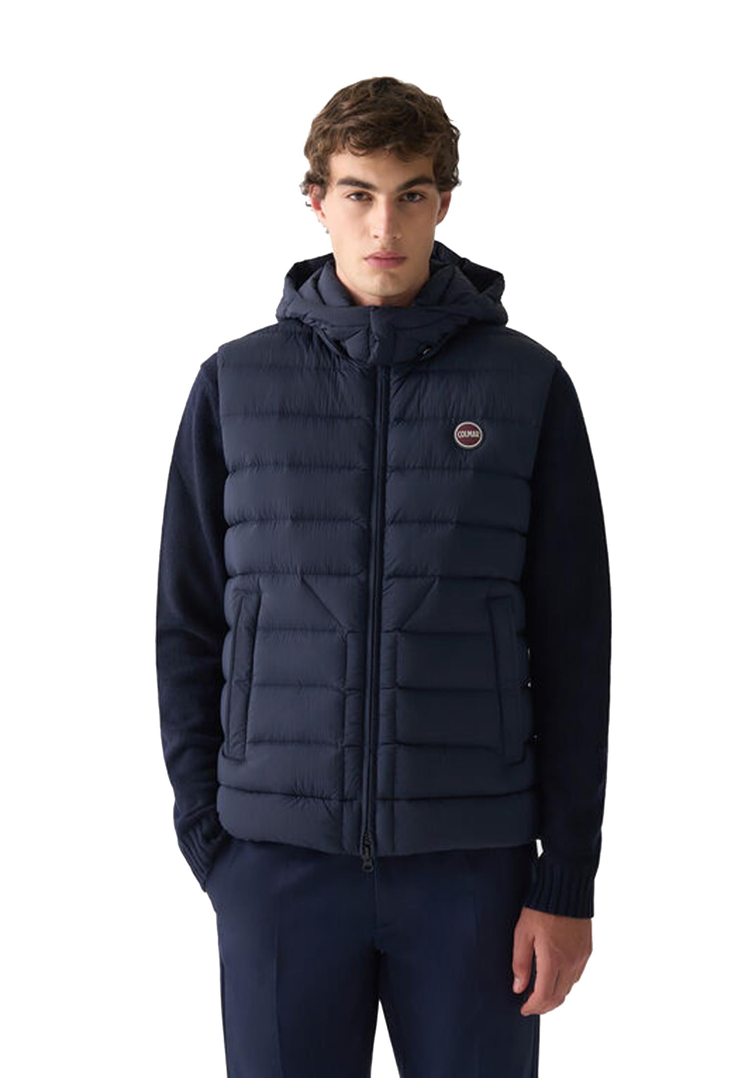 Gilet smanicato blu con cappuccio Colmar A25 1259 4ZP68 COLMAR ORIGINALS 