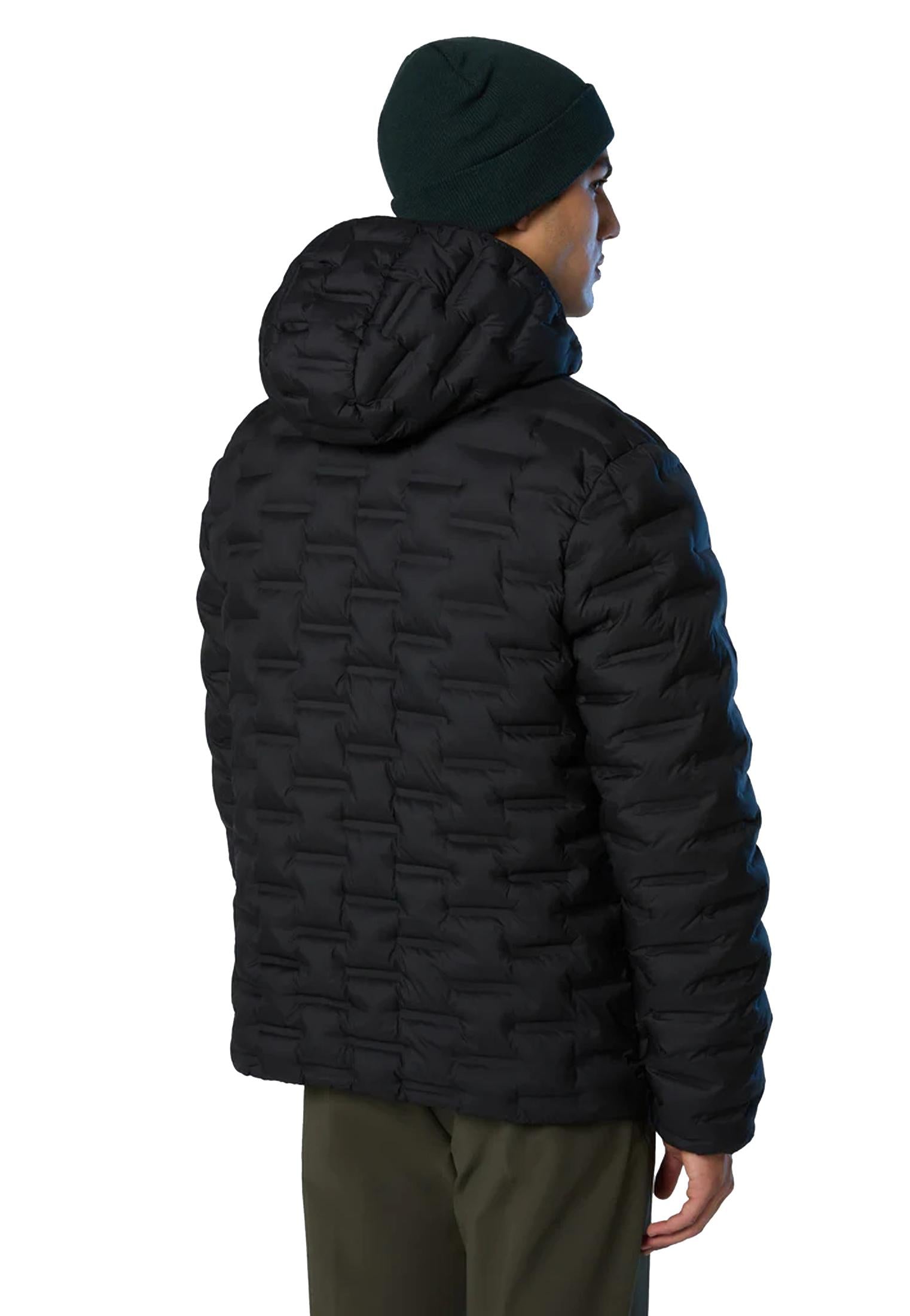 Giacca imbottita nera ultra leggera Laser con cappuccio North Sails A25 603370 09990999 NORTH SAILS 