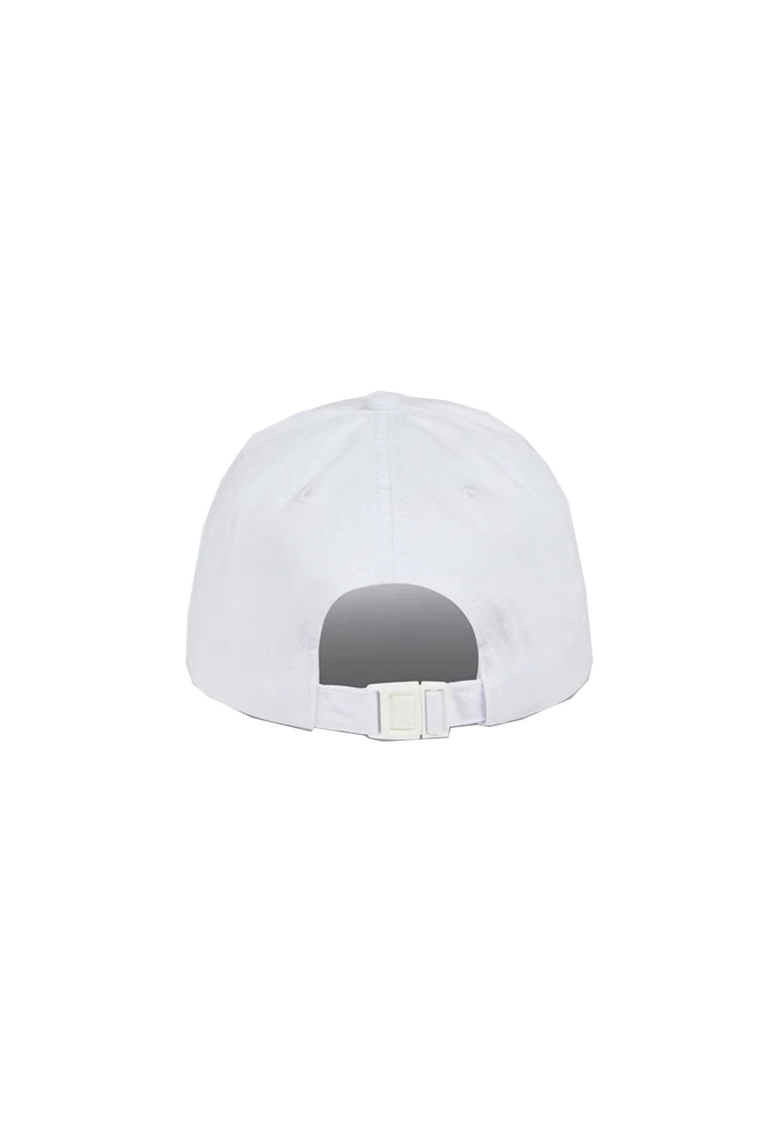 Cappellino baseball bianco unisex cotone Sundek P26 AM012AHC2000 T6S07100601 SUNDEK 