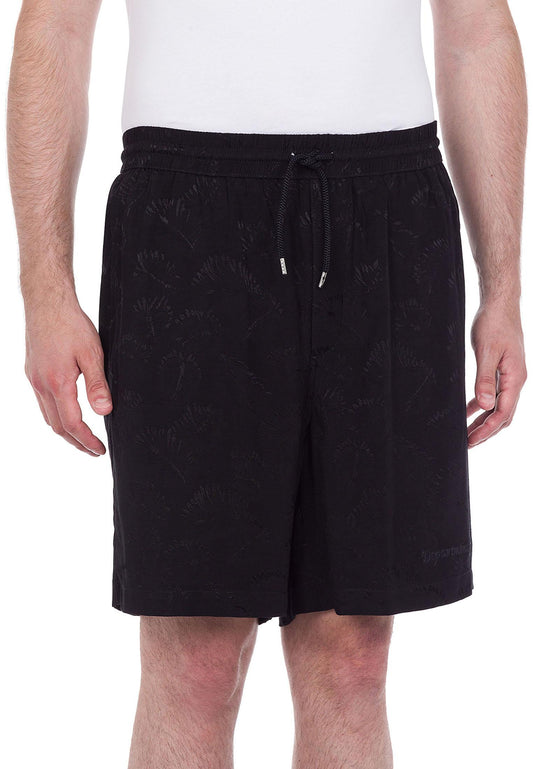 Department Five P24 black viscose Bermuda shorts