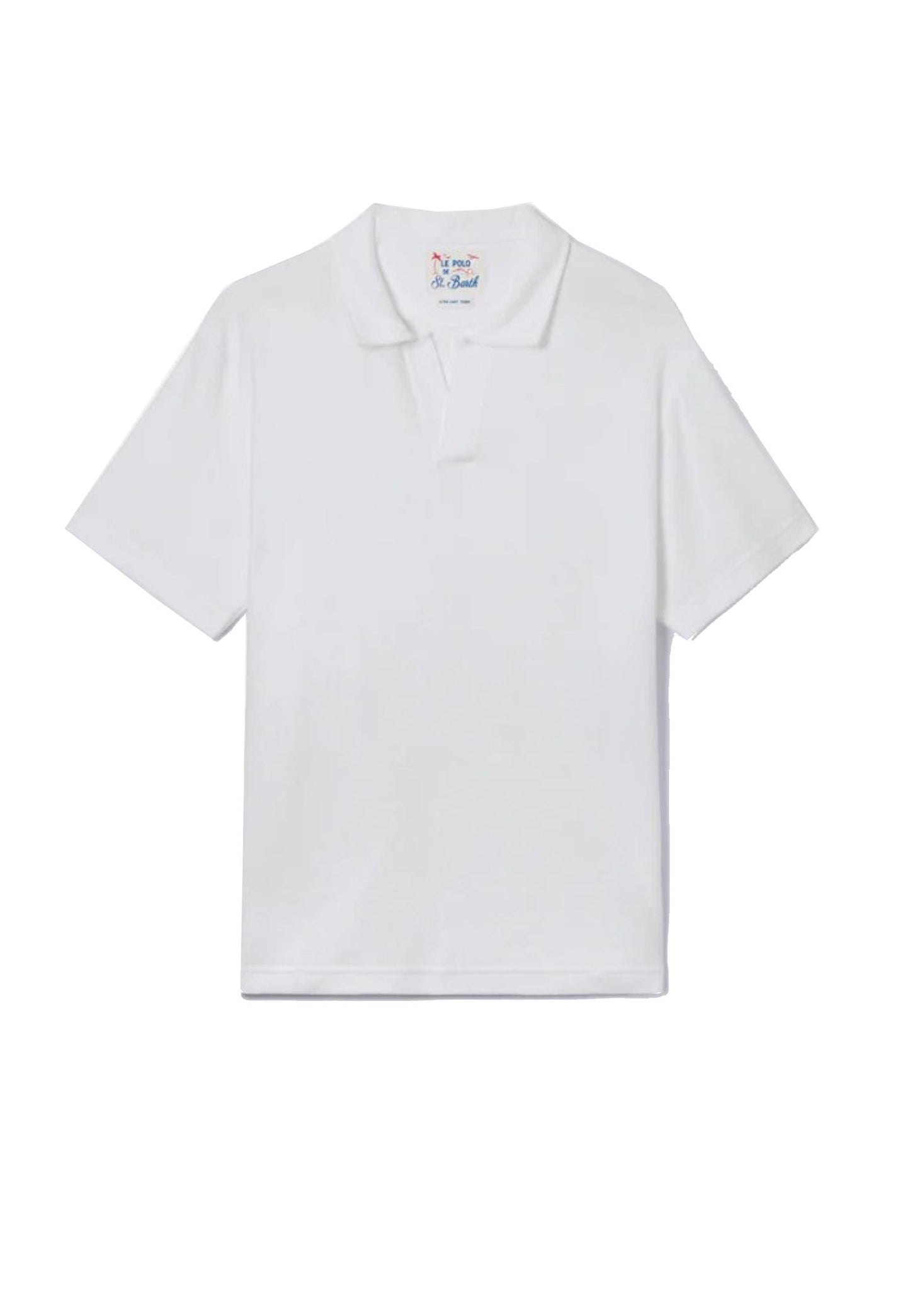 Polo bianca spugna manica corta Jeremy MC2 Saint Barth P26 JER0001 00151L00151L MC2 