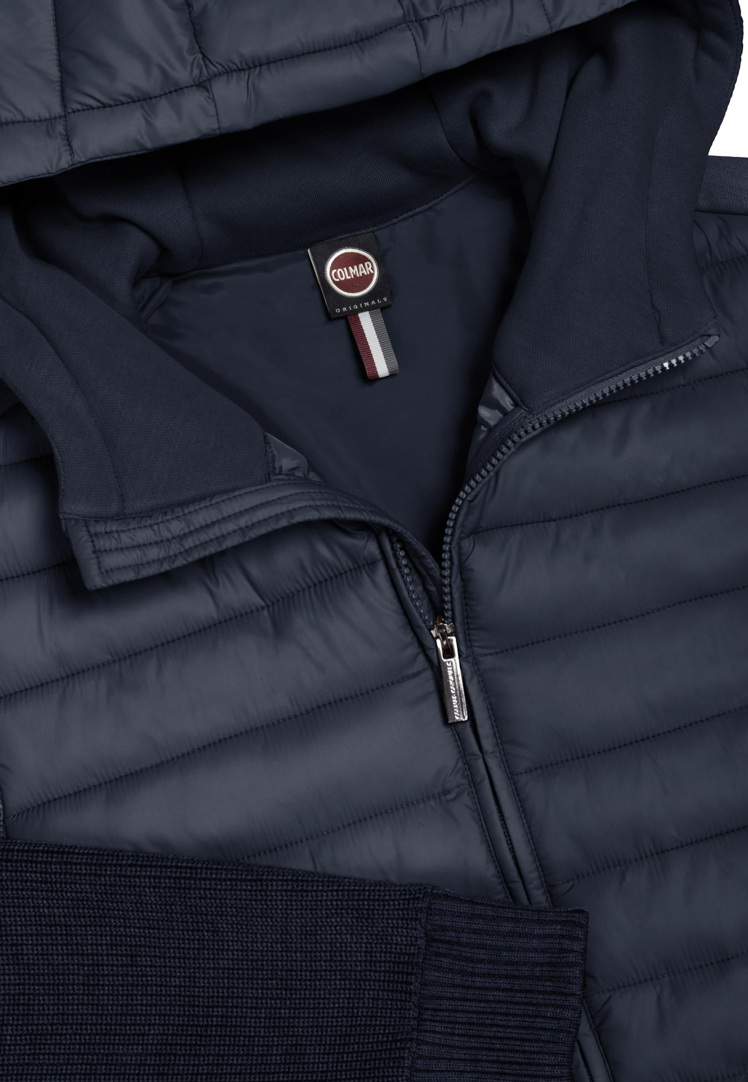 Giacca con cappuccio e maniche maglia blu Colmar A25 1112 8ZX68 COLMAR ORIGINALS 