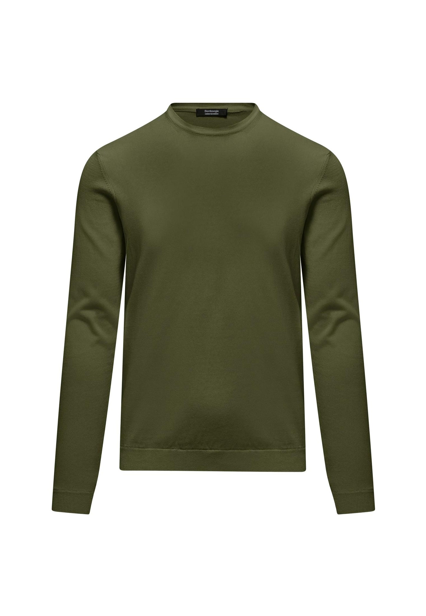 Maglia pullover girocollo verde Bomboogie P26 MM7016KTP6 30F30F BOMBOOGIE 