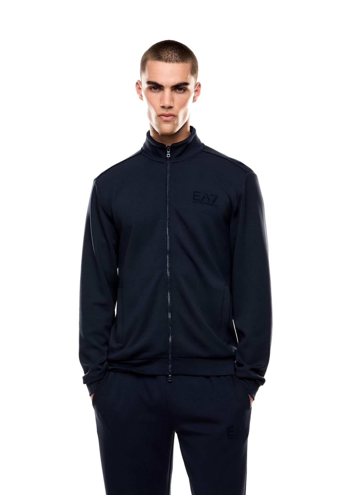 Felpa full zip blu navy Lux Identity EA7 Armani A25 7M000759 AF13865 UB102UB102 EA7 