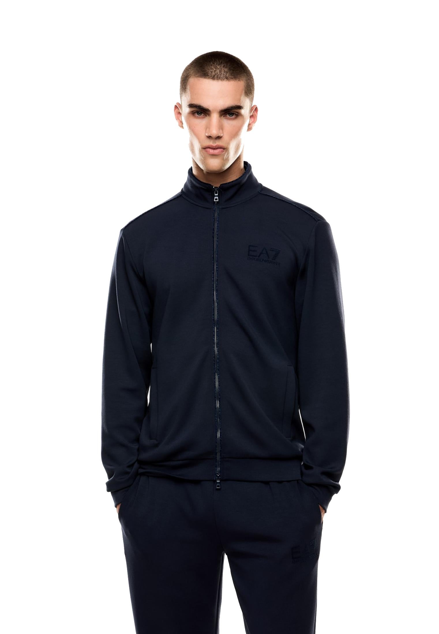Felpa full zip blu navy Lux Identity EA7 Armani A25 7M000759 AF13865 UB102UB102 EA7 