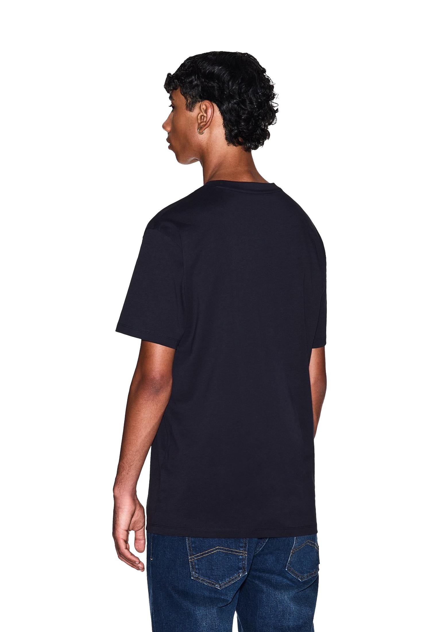 T-shirt girocollo blu navy jersey cotone Armani Exchange A25 XM001280 AF10361 UB101UB101 ARMANI EXCHANGE 
