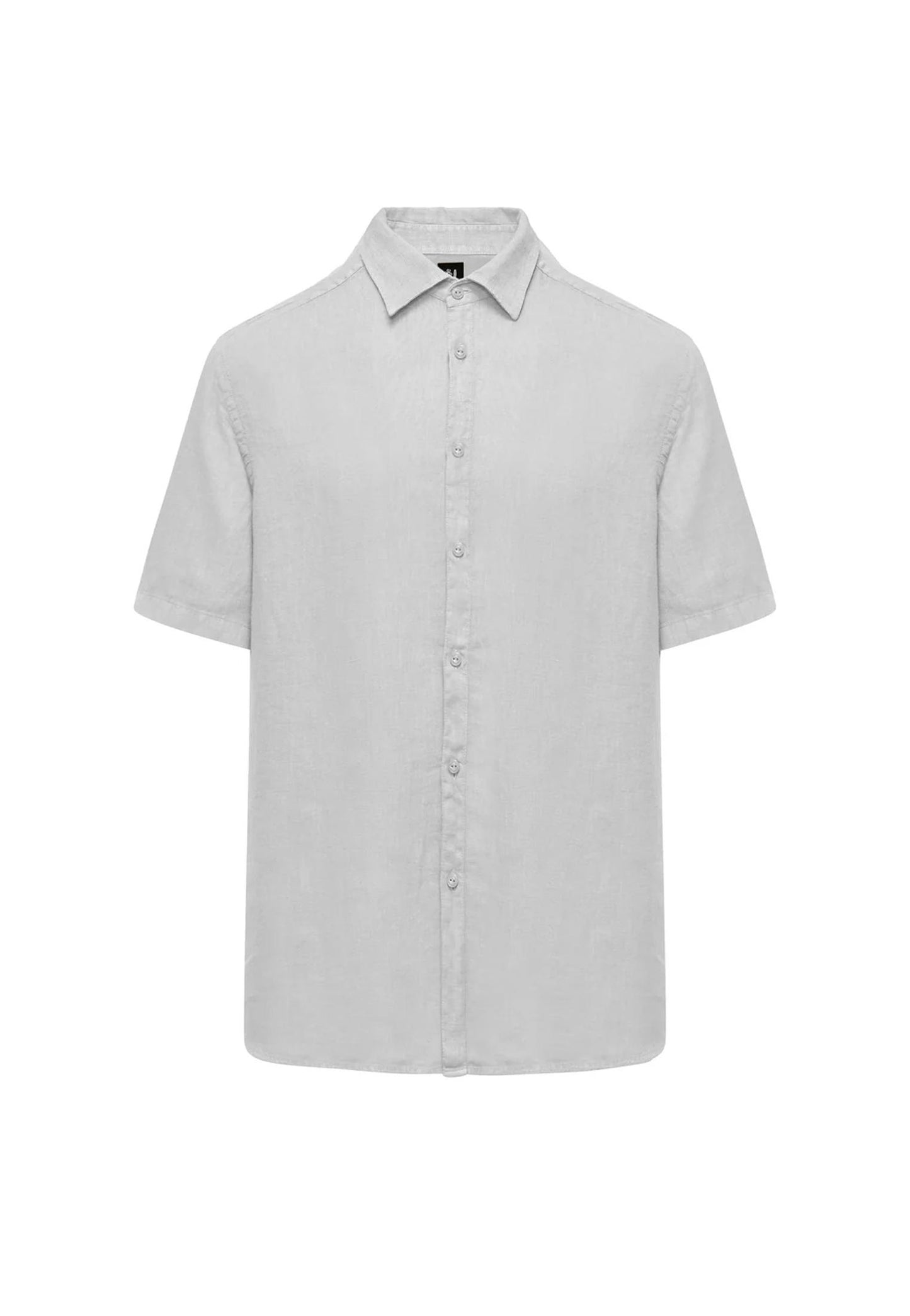 Camicia lino regular fit manica corta bianca Bomboogie P26 SM7790LI2 0000 BOMBOOGIE 