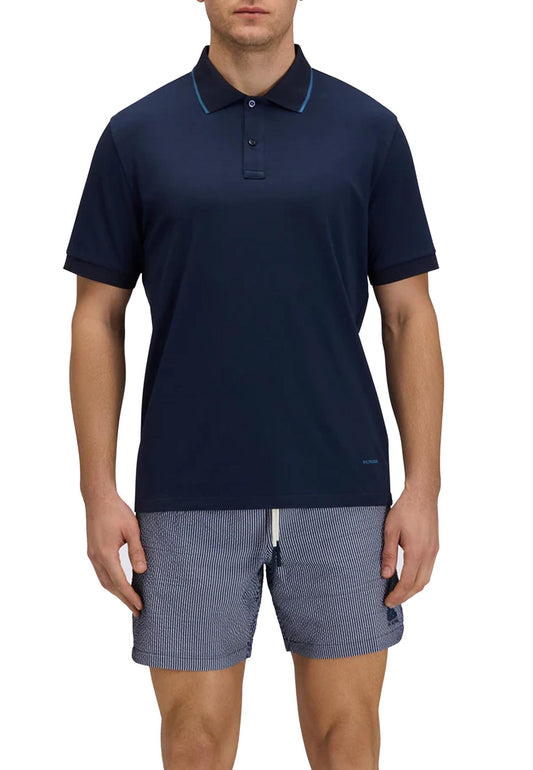 Polo a maniche corte blu tecnica Sundek P26 GM989PLYJ200 M6S32232200 SUNDEK 