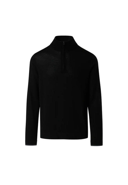 Maglione mezza zip nero lana North Sails A25 699219 09990999 NORTH SAILS 