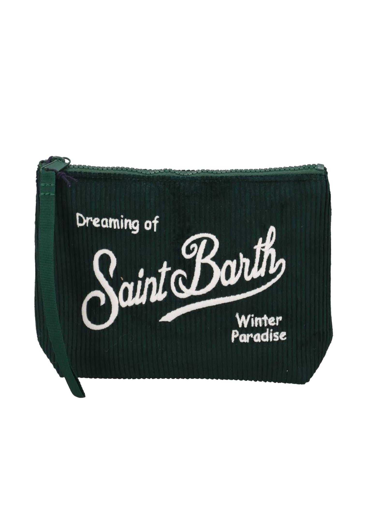 Pochette da viaggio verde unisex Aline MC2 Saint Barth A25 ALI0024 00271I00271I MC2 