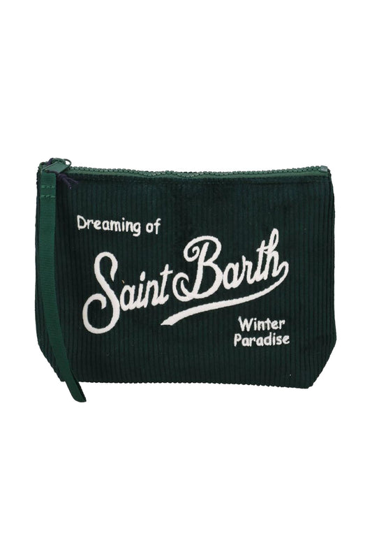 Pochette da viaggio verde unisex Aline MC2 Saint Barth A25 ALI0024 00271I00271I MC2 