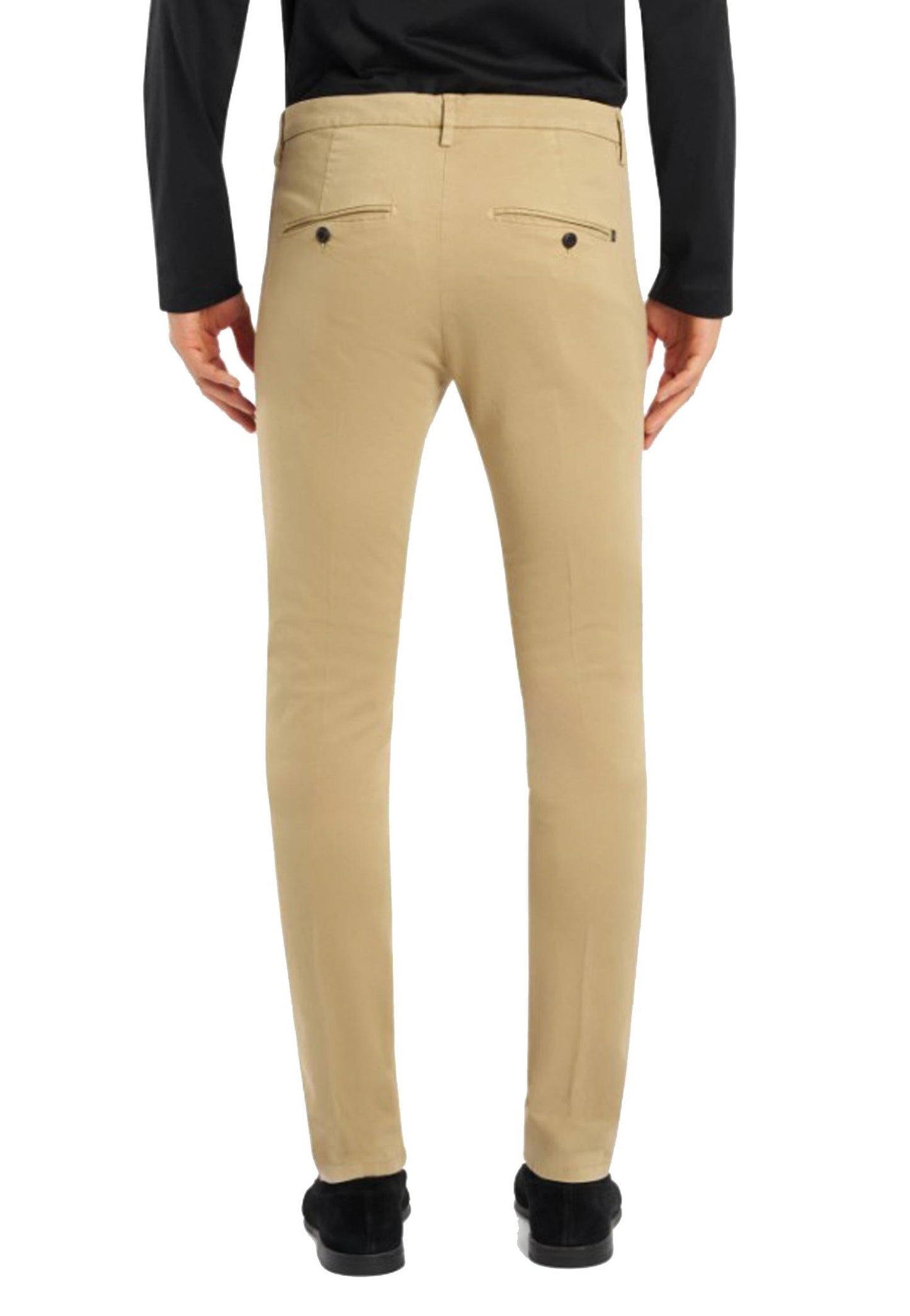 Pantaloni beige slim fit chino vita bassa beige Dondup A25 UP235 GSE043U DU026 DONDUP 