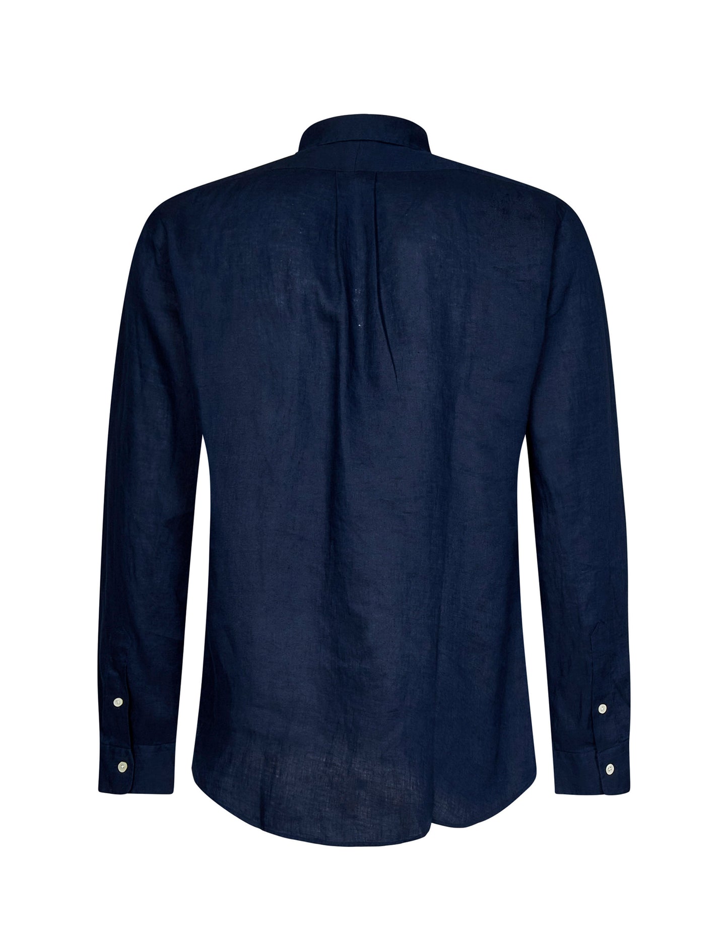 Camicia Lino Blu Scuro Polo Ralph Lauren