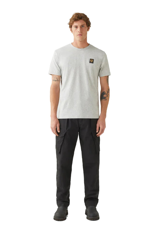 T-shirt classica girocollo grigio melange Belstaff P24